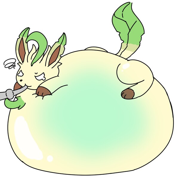 leafeon puffy Pjs by SoftBalloonPony -- Fur Affinity [dot] net
