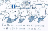 Balto Bacon's open air screening