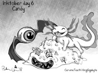 Inktober day 6: Candy