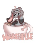 Harebelle in a Cup of Tea by Zack Husky