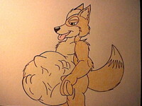 Fox Ate Someone Small. [Doodle]