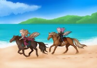 [ YCH AUCTION FINISHED ] Beach race