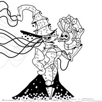 Witchtober 16: Cyberpunk witch