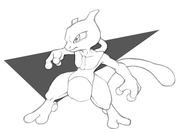 Mewtwo Icon (Shiny) by SonieTheDog -- Fur Affinity [dot] net