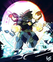 (Commission) These Fists of Mine Glow With An Awesome Power