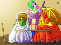 [C] Dragoness and dresses