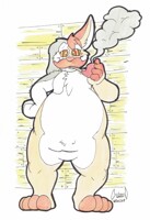 Inktober 17: Papa bun Transformation