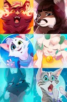 Warrior cats character designs by eighthsun -- Fur Affinity [dot] net