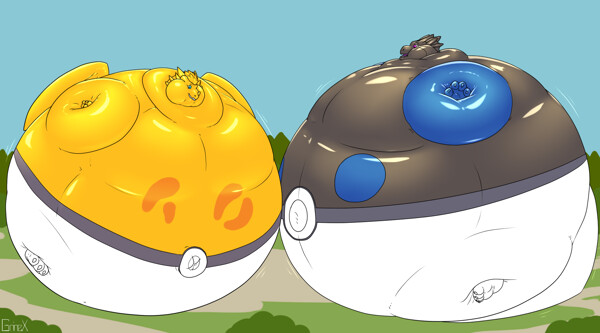 Pokeball to the face by natmaxex -- Fur Affinity [dot] net