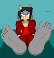 Silver's Hyper Sized Feet' By TheReal_Tails-Chan by cornchip21 -- Fur  Affinity [dot] net