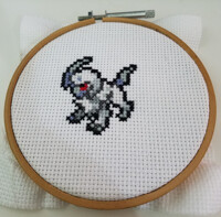 Raichu Cross stitch by Intruder -- Fur Affinity [dot] net