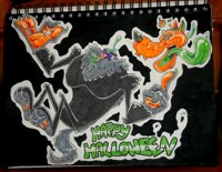 A lovely woof for a spooky holiday