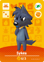 [C] Animal Crossing amiibo card badge - Sykes
