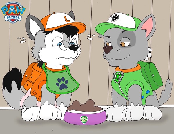 Paw Patrol - Zuma x Marshall by Rex100 -- Fur Affinity [dot] net