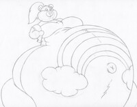 care bears fatter cheer bear sketch