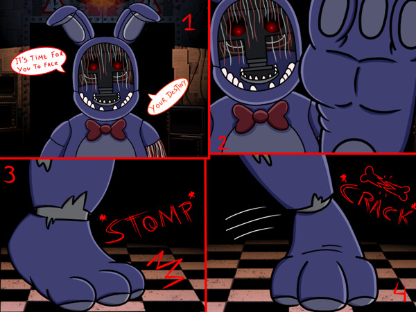 Nightoy Bonnie but he learned how to stand up on two feet