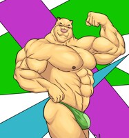 Bodybuilding Cat