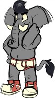 Elephant doodle