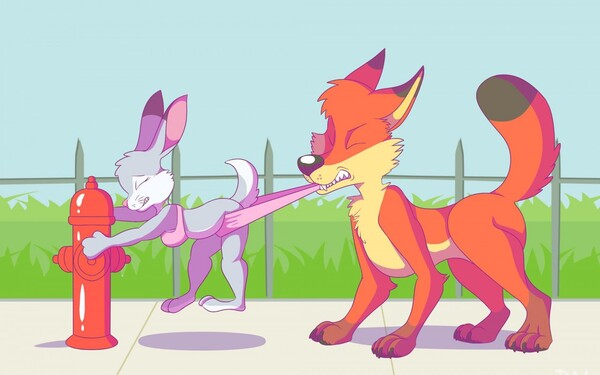 Judy Vs Nick Wedgie by fivers11 -- Fur Affinity [dot] net