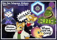 Star Fox Sticker Pack (Batch 1)