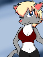 Brissa intervenes in front.