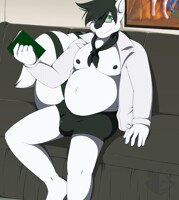 Lazing After Work (Commission)