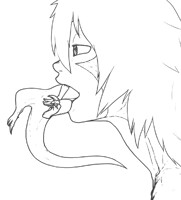 Birdy Caught a Big Lizard