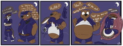hammer space vore 1/2 - commission. by. 