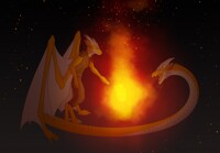 Lighting a Bonfire by Hiorou