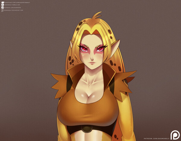 ThunderCats - Nick Deligaris, Digital Artist shared this stunning,  lifelike fan art of Cheetara! Thanks to ThunderCats .org for sharing. # ThunderCats #Cheetara #Art #FanArt