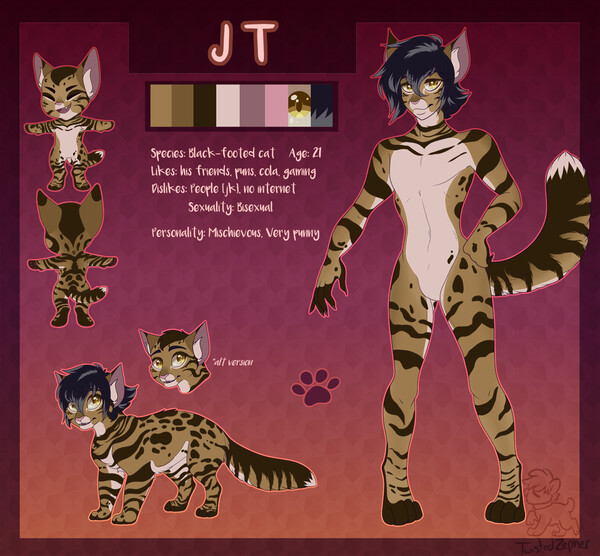 D.J. reference sheet (EDITED) by Awesome-dj-kitty -- Fur Affinity