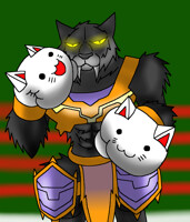 razorclaw with cat boxing gloves