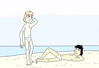 Tobias Bergström and Torio Akanishi's Beach Day 2