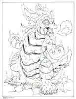 Inktober 2018 - 19 - Scorched