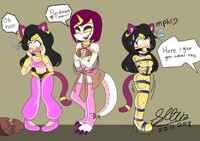 ART::Punishment to Slave Pink Cat