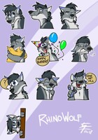 Stickers For Rhino Wolf