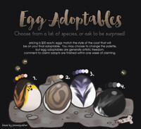 egg adoptables - 2 left!
