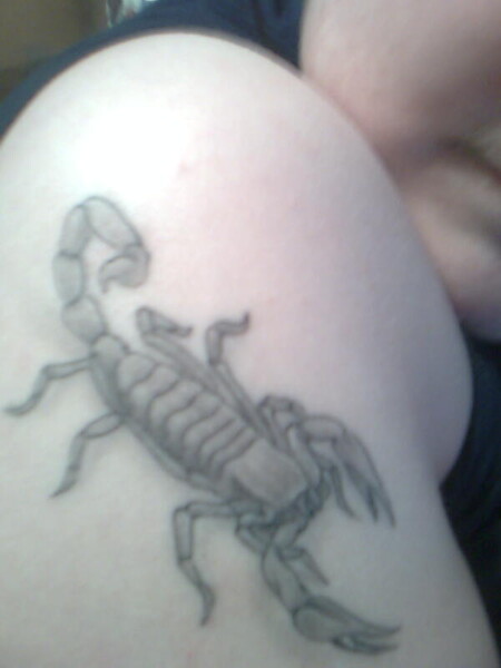 Scorpion tattoo done by @biglurchtattoo 🦂 #pdxtattoo #portland #tattoo  #necktattoo #traditional #blackwork | Instagram