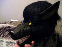 Werewolf Model Head (Side View)