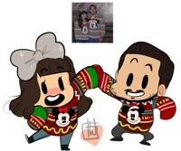 10 usd mini chibi sweater couple