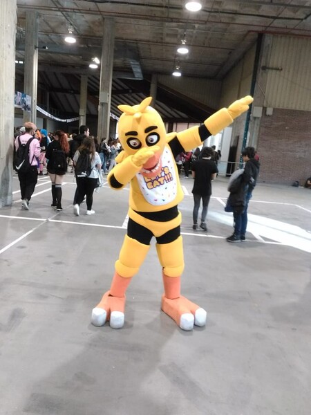 Dabbing Chica by AngelGatomon -- Fur Affinity [dot] net