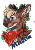 Cute headshot for Mason deer boi on telegram