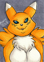 Renamon Art Card