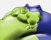 Testing out the belly