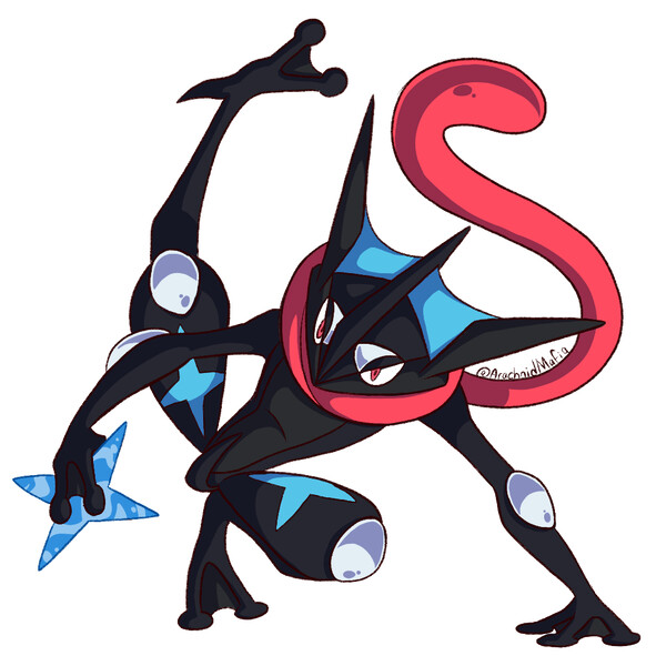 Shiny Greninja [Render] (SFM) by Arrancon on DeviantArt