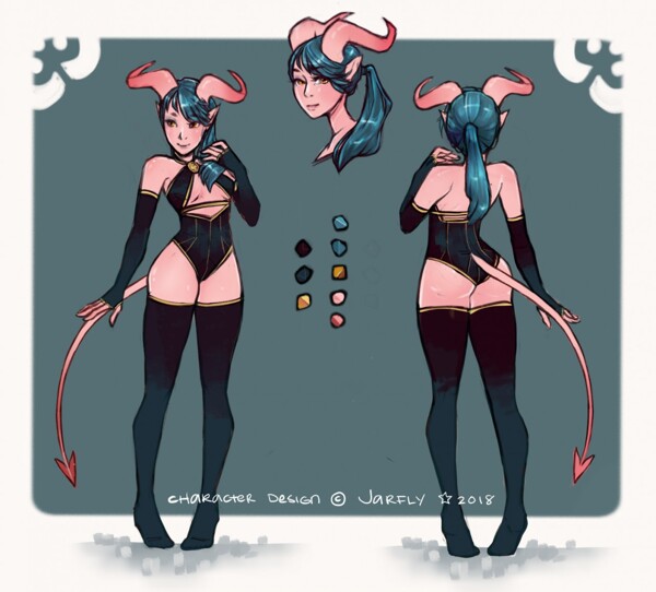 Kiera Avir Underwear Tiefling by Valerine Fur Affinity dot