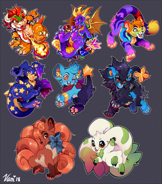 Pokemon Sword & Shield Starters by Supersatanson -- Fur Affinity [dot] net