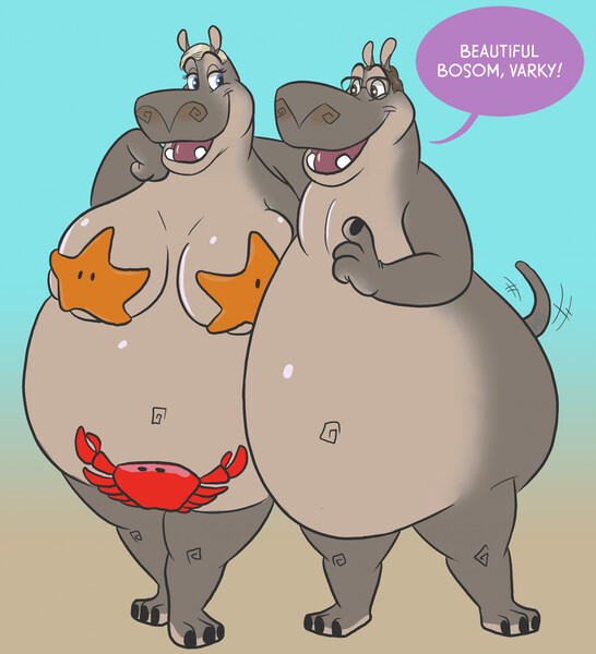 Haha the Animatronic Hippo by TheFoxPrince11 -- Fur Affinity [dot] net