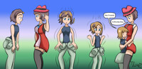 Grace turns into Serena