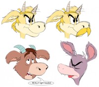 Asterix, Infirmofpurpus and Caligula Minus as dyagzigs